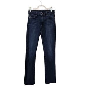 AG Adriano Goldschmied Mari Straight Leg Ankle Jeans Womens 26 Mid Rise Stetch